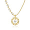 Pearl Necklace Infinity Circle Sterling Silver Pendant Necklaces for Women - ROUTINE FASHION